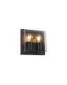 Rosie Wall Lamp, 2 x E27, IP65, Anthracite/Clear PC, 2yrs Warranty