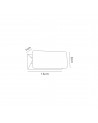 Peggy Up & Downward Lighting Wall Lamp, 5W LED, 3000K, 190lm, IP54, Sand White, 3yrs Warranty