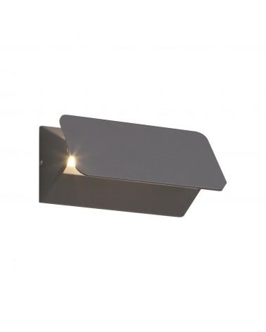 Peggy Up & Downward Lighting Wall Lamp, 5W LED, 3000K, 190lm, IP54, Anthracite