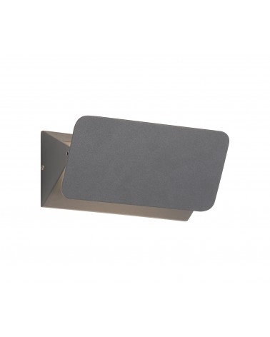 Peggy Up & Downward Lighting Wall Lamp, 5W LED, 3000K, 190lm, IP54, Anthracite