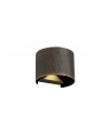 Kitty Up & Downward Lighting Wall Lamp, 2 x 3W LED, 3000K, 410lm, IP54, Black/Gold, 3yrs Warranty