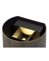 Kitty Up & Downward Lighting Wall Lamp, 2 x 3W LED, 3000K, 410lm, IP54, Black/Gold, 3yrs Warranty