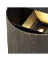 Kitty Up & Downward Lighting Wall Lamp, 2 x 3W LED, 3000K, 410lm, IP54, Black/Gold, 3yrs Warranty