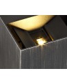 Kitty Up & Downward Lighting Wall Lamp, 2 x 3W LED, 3000K, 400lm, IP54, Black/Silver, 3yrs Warranty