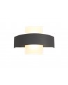 Ida Up & Downward Lighting Wall Lamp, 2 x 5W LED, 3000K, 850lm, IP54, Anthracite, 3yrs Warranty
