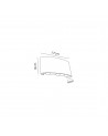 Iona Up & Downward Lighting Wall Lamp, 6 x 1W LED, 3000K, 500lm, IP54, Black/Gold, 3yrs Warranty