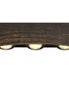 Iona Up & Downward Lighting Wall Lamp, 6 x 1W LED, 3000K, 500lm, IP54, Black/Gold, 3yrs Warranty