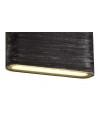 Jane Up and Downward Lighting Wall Lamp, 2 x 3W LED, 3000K, 350lm, IP54, Black/Silver, 3yrs Warranty