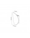 Eva Wall Lamp, 6W LED, 3000K, 700lm, IP54, Anthracite, 3yrs Warranty