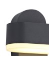 Fern 1 Light Adjustable Wall Lamp, 6W LED, 3000K, 400lm, IP54, Anthracite, 3yrs Warranty