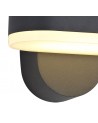 Fern 1 Light Adjustable Wall Lamp, 6W LED, 3000K, 400lm, IP54, Anthracite, 3yrs Warranty