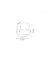 Flora Wall Lamp, 2 x 6W LED, 3000K, 590lm, IP54, Dark Brown, 3yrs Warranty