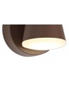 Flora Wall Lamp, 2 x 6W LED, 3000K, 590lm, IP54, Dark Brown, 3yrs Warranty