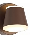 Flora Wall Lamp, 2 x 6W LED, 3000K, 590lm, IP54, Dark Brown, 3yrs Warranty
