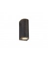 Annabel Curved Wall Lamp, 2 x GU10, IP54, Black/Gold