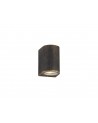 Annabel Curved Wall Lamp, 1 x GU10, IP54, Black/Gold