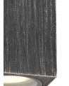 Annabel Rectangle Wall Lamp, 1 x GU10, IP54, Black/Silver