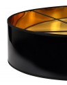 Araminta Round, 450 x 150mm Shade, Gold/Black