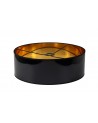 Araminta Round, 450 x 150mm Shade, Gold/Black