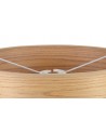 Araminta Round, 395 x 180mm Wood Effect Shade, Light Oak/White Laminate