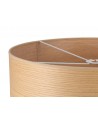 Araminta Round, 600 x 210mm Wood Effect Shade, Light Oak/White Laminate