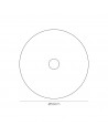 Buy Universal 500mm Frosted Acrylic Diffuser Nickel Centre