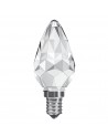 CrystaLED Candle E14 3W Warm White 3000K, 300lm, Clear Crystal Finish