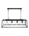 NICOLAS Kitchen Island 4-Light Pendant Lamp Black