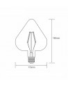 Buy Filament LED Bulb (Dimmable) Spiral ST64 E27 4W Vintage Style Edison LED bulb