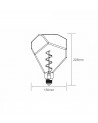 Buy Filament LED Bulb (Dimmable) Spiral ST64 E27 4W Vintage Style Edison LED bulb