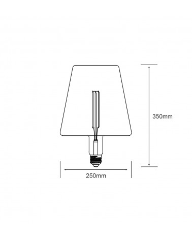 Buy Filament LED Bulb (Dimmable) Spiral ST64 E27 4W Vintage Style Edison LED bulb