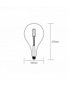 Buy Filament LED Bulb (Dimmable) Spiral ST64 E27 4W Vintage Style Edison LED bulb