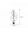 Buy Filament LED Bulb (Dimmable) Spiral ST64 E27 4W Vintage Style Edison LED bulb