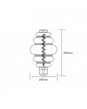Buy Filament LED Bulb (Dimmable) Spiral ST64 E27 4W Vintage Style Edison LED bulb