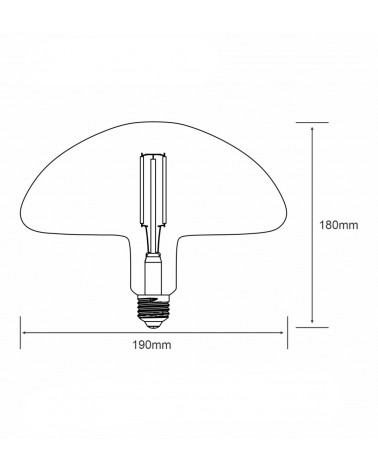 Buy Filament LED Bulb (Dimmable) Spiral ST64 E27 4W Vintage Style Edison LED bulb