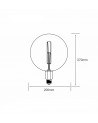 Buy Filament LED Bulb (Dimmable) Spiral ST64 E27 4W Vintage Style Edison LED bulb