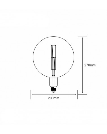 Buy Filament LED Bulb (Dimmable) Spiral ST64 E27 4W Vintage Style Edison LED bulb