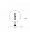 Buy Filament LED Bulb (Dimmable) Spiral ST64 E27 4W Vintage Style Edison LED bulb