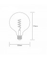 Buy Filament LED Bulb (Dimmable) Spiral ST64 E27 4W Vintage Style Edison LED bulb