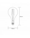 Buy Filament LED Bulb (Dimmable) Spiral ST64 E27 4W Vintage Style Edison LED bulb