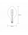 Buy Filament LED Bulb (Dimmable) Spiral ST64 E27 4W Vintage Style Edison LED bulb