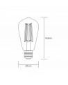 Buy Filament LED Bulb (Dimmable) Spiral ST64 E27 4W Vintage Style Edison LED bulb