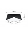 Plafond HEXA 35 black