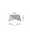 Plafond HEXA 25 silver