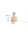 Table lamp ABEL wood
