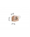 Wall lamp ABEL wood