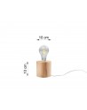 Table lamp SALGADO wood