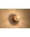 Wall lamp SALGADO wood