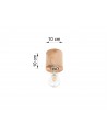 Ceiling Lamp SALGADO wood