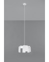 Pendant lamp TULIP white